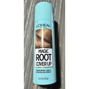 L’Oreal Paris Magic Root Cover Up Gray Concealer Spray Light Golden Brown 2 oz